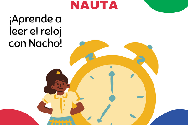 El reloj con Nacho pre jardín