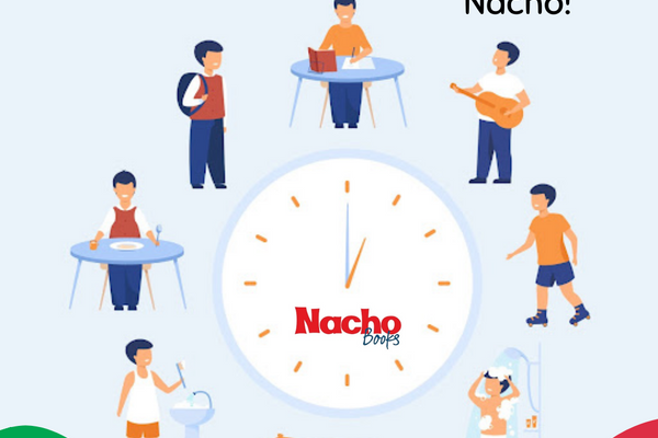 The clock with Nacho Pre jardin