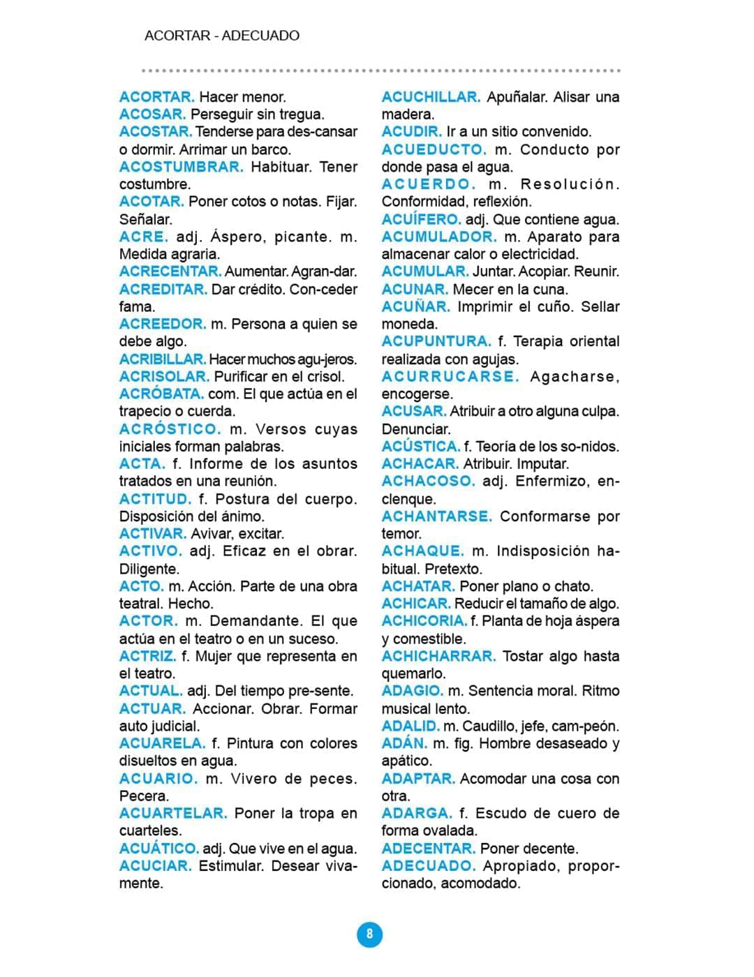 Diccionario Escolar