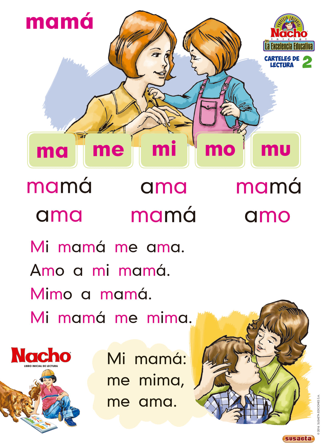Posters NACHO Inicial De Lectura